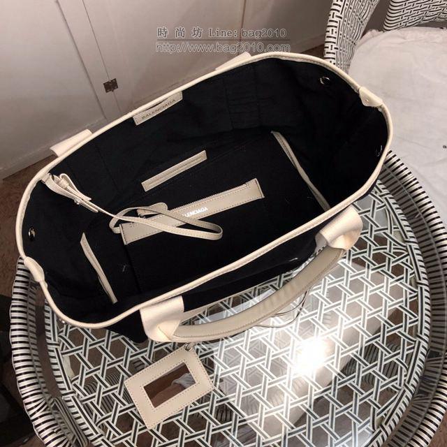 Balenciaga女包 巴黎世家新版爆款 帆布字母包 新版一行字 中號手提包  csbl1177